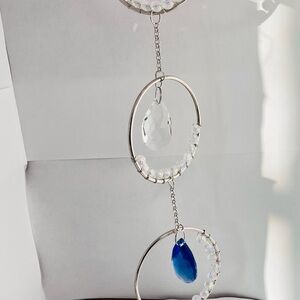 Rustic Beautiful beaded suncatcher